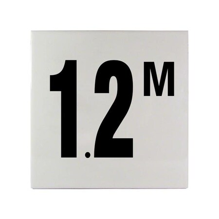 FastTackle 6 in. Smooth Ceramic Tile Metric MDMSeries Depth Marker - 1.2M